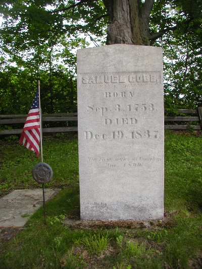 Samuel Cobb's Gravestone