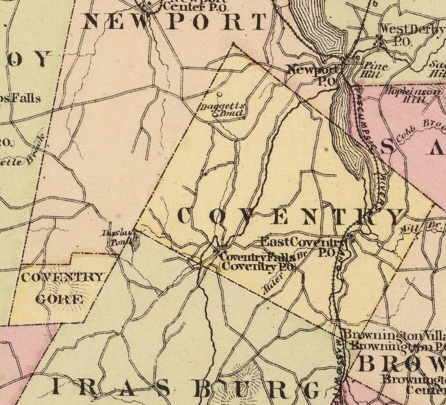 Coventry Gore Map