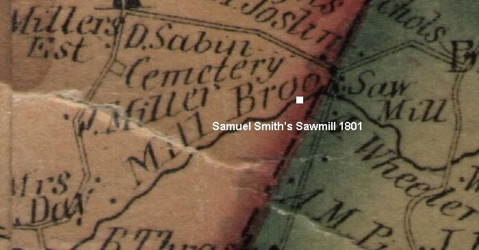 Map of Smith's Sawmill