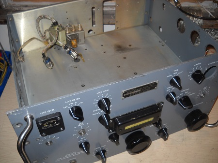 The gutted and cleaned main chassis