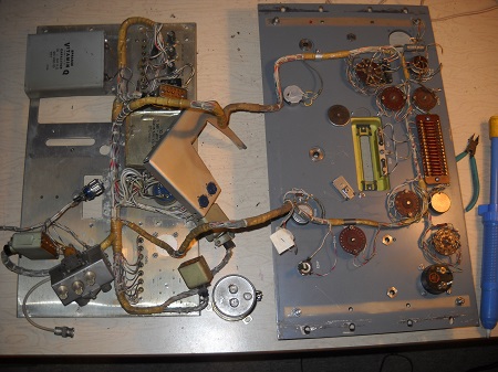 Panels separated from chassis